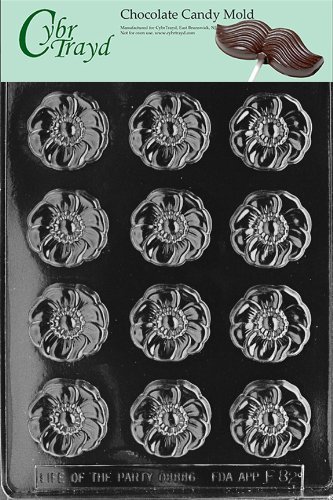 Cybrtrayd F082 Flower Mint Flowers, Fruits and Vegetables Chocolate Candy Mold