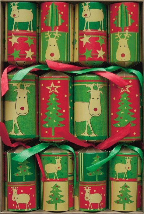 Caspari Celebration Crackers, 10-Inch, Snow Friends N11