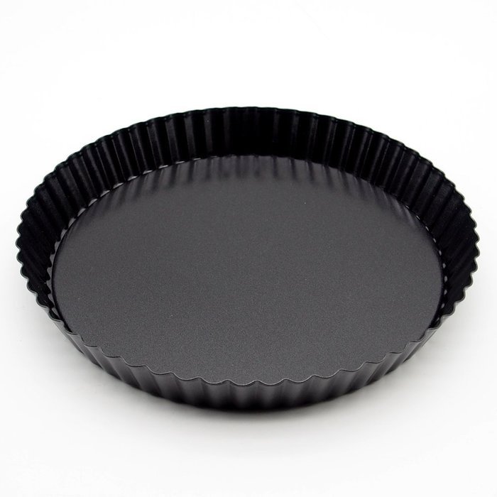Wenwins nonstick bottom tart pan pie pan quiche pan 9 inch black N2