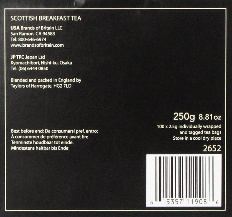 Taylors of Harrogate Classic Tea Variety Box, 48 Count N83