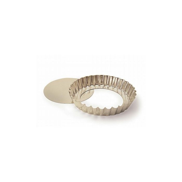 Matfer Bourgeat 341775 Fluted Tart Mold with Removable Bottom