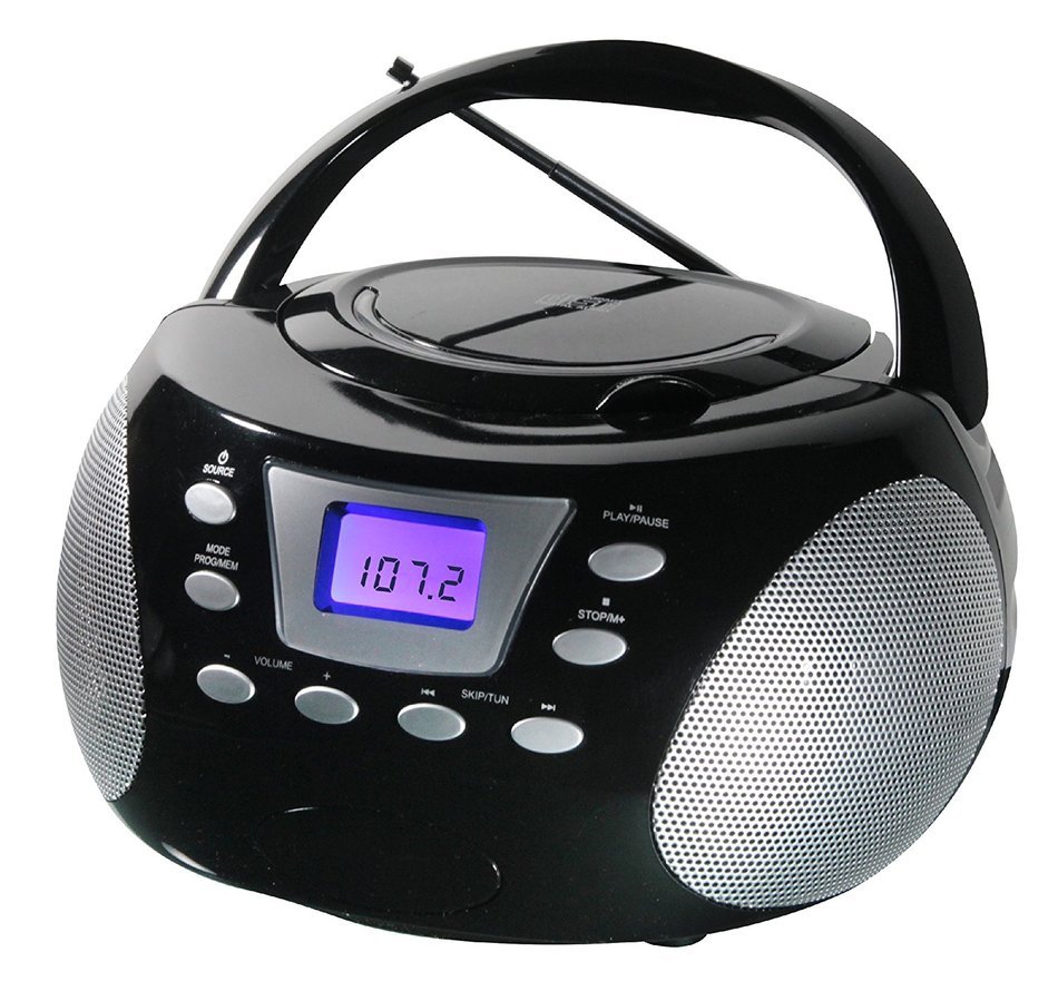 CRAIG CD6962-BLS CD Boombox with Bluetooth Wireless Technology and Digital PLL AM/FM Radio
