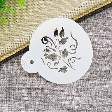 Y&XL&H Roses are Red Cookie Stencil,Floral Cake Stencil,Rose Fondant Stencil Tool,Tool kit Cake Decorating, N4
