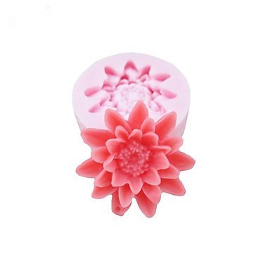 Y&XL&H One Hole Flowers Silicone Mold Fondant Molds Sugar Craft Tools Chocolate Mould For Cakes