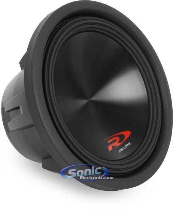 Pair of Alpine SWR-12D4 (swr12d4) 12" Dual 4 Ohm Type-R Series Car Subwoofers N4