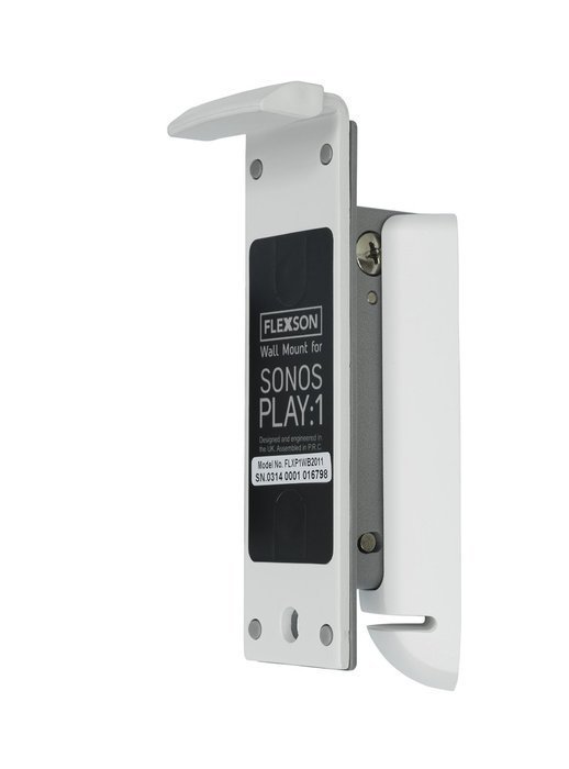 FLEXSON AAV-FLXP1WB1011 Wall Bracket for PLAY:1 SONOS Speakers, Single, White N3