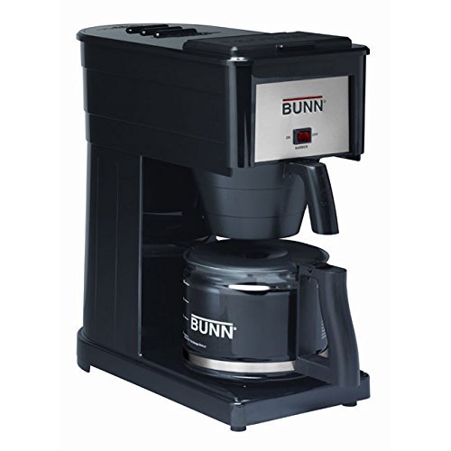 Stainless Steel Tank 10 Cup Home Pourover Brewer, Black