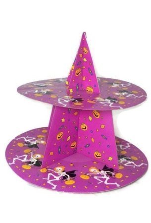 Halloween Dancing Skeleton Cupcake Stand