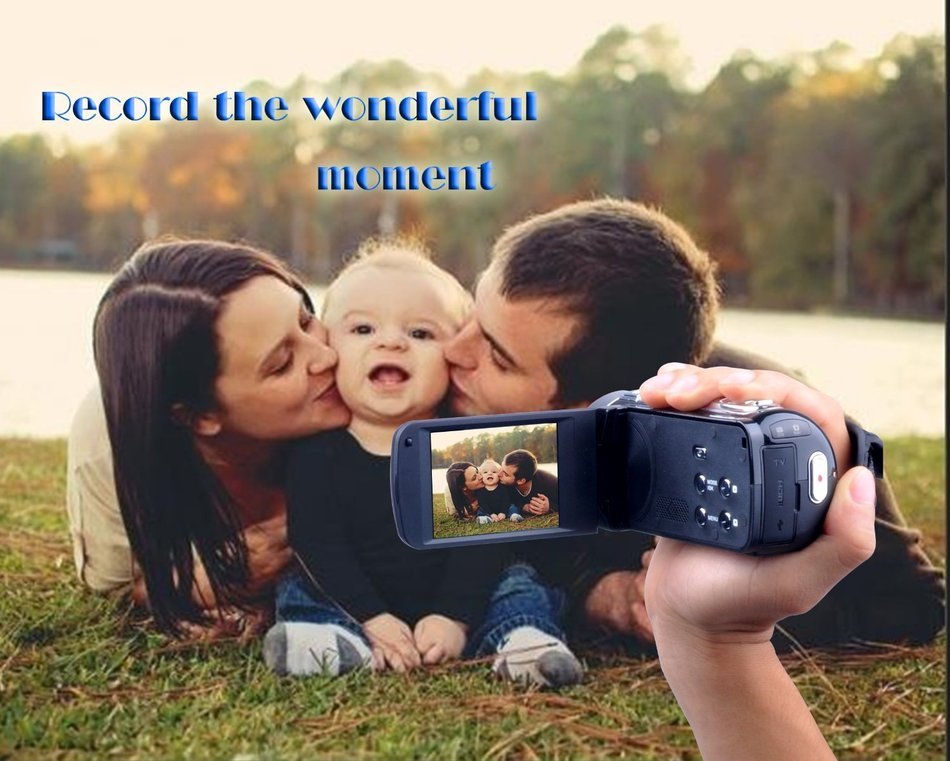 Camcorders, PYRUS 2.7" Digital Video Camera CMOS 5MP Max 24MP 18x Zoom 1080P FHD Camcorders N3