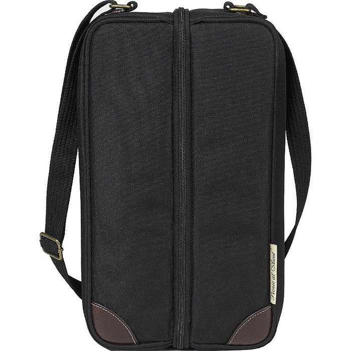 Picnic at Ascot - Deluxe Vienna Travel Coffee Tote for 2 Including Stainless Vacuum Flask, Cups, Creamer and Teaspoons N3