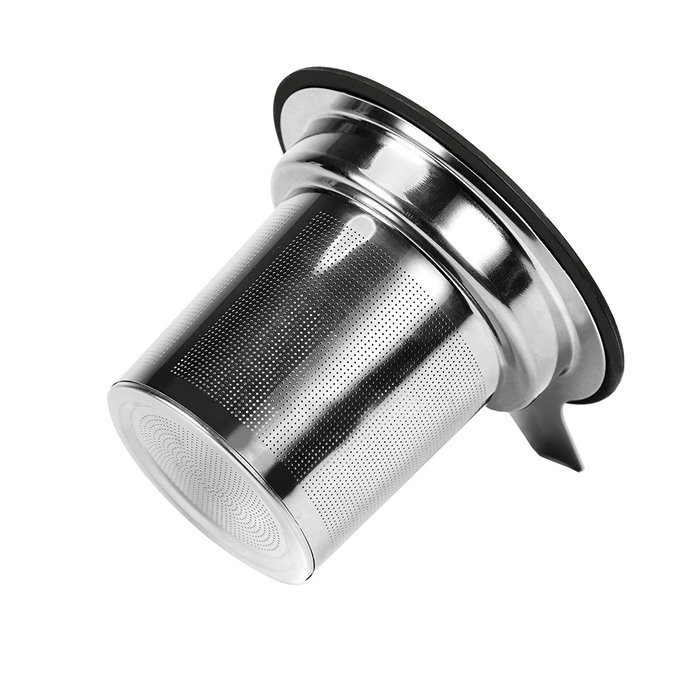 ETvalley Tea Infuser with Strainer, Stainless Steel, for Loose Leaf and Herbal Tea Brew in Mug Strainers, Black... N4