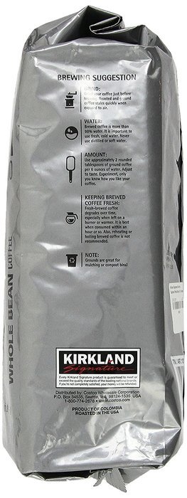Kirkland Signature Colombian Supremo Whole Bean Coffee, 3 Pound N2