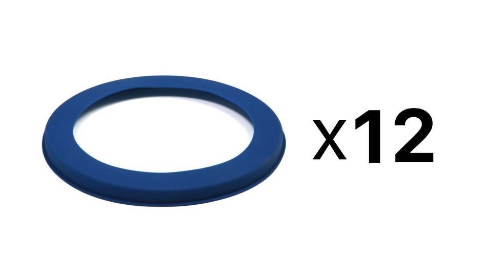 Norpro Silicone 10" Blue Pie Shield Prevents Burning And Spillage 3278 (12-Pack)