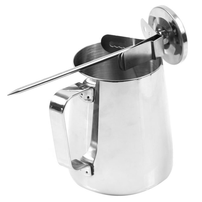 Estone Kitchen Craft Barista Espresso Coffee Frothing Tea Milk Latte Jug Thermometer (350ml Jug) N4