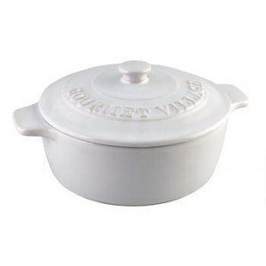 Gourmet Du Village Brie & Camembert Cheese Baker & Server Bistro White