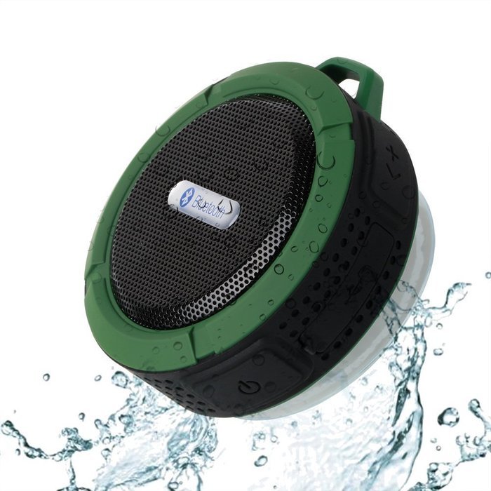 [Bluetooth Waterproof Speaker] PECHAM C6 Portable Waterproof Speaker, 5W Strong Drive Passive Radiator for Waterproof... N2