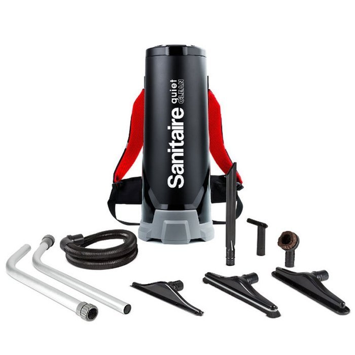 Sanitaire 10 Q Quiet Clean Time Machine Allergen Backpack Vacuum