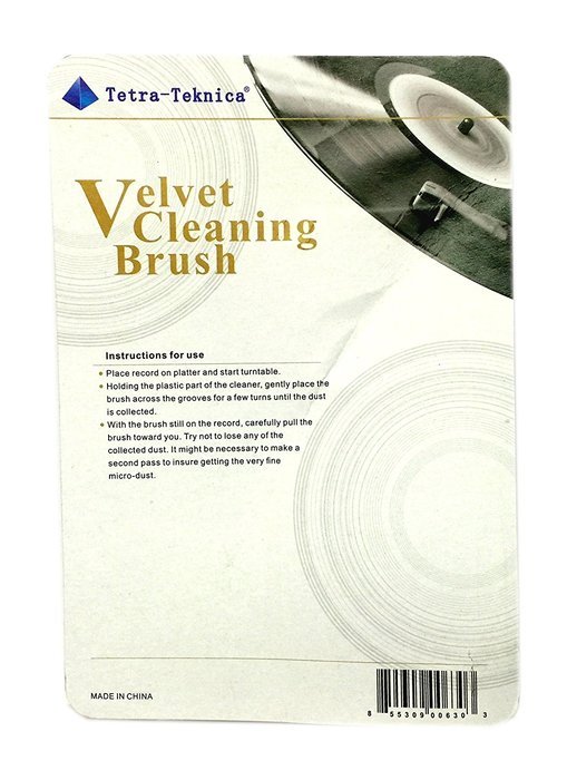Tetra-Teknica RB-02 Velvet LP Vinyl Record Cleaning Brush N3