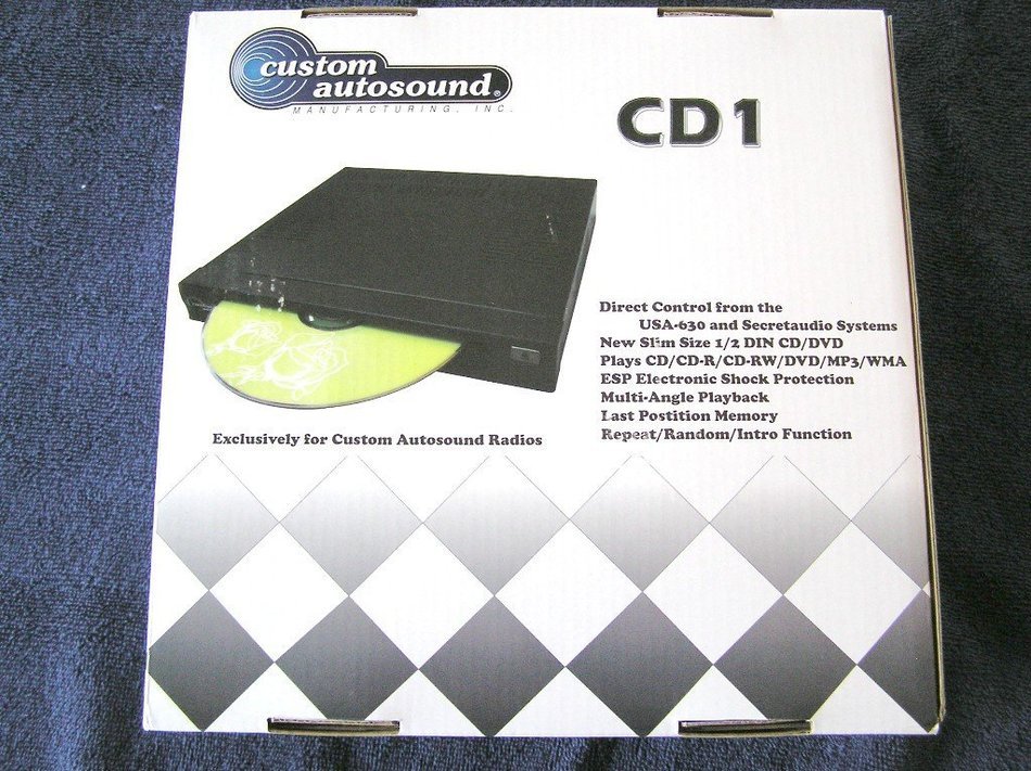 Custom Autosound Slim Single Disc CD Player N2