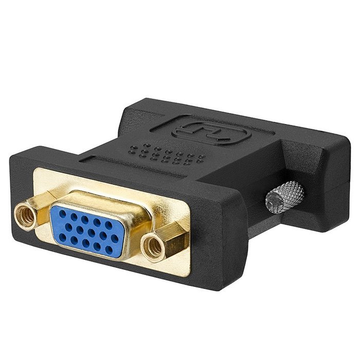 Cmple - DVI-A Female to HD15 (VGA) Male Adapter GOLD N7