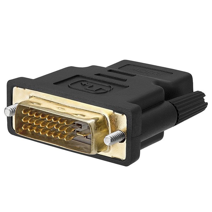 Cmple - DVI-A Female to HD15 (VGA) Male Adapter GOLD N10