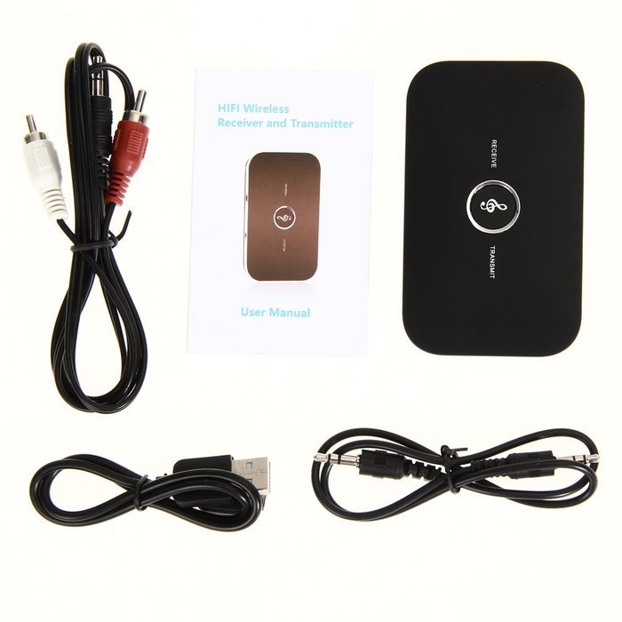 Alloet New Wireless Bluetooth 2 in 1 Audio Receiver Transmitter Music Sound Adapter