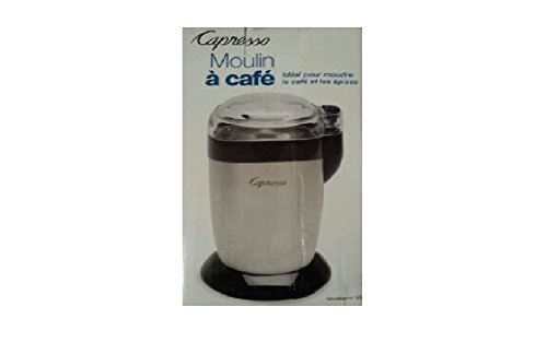 Capresso Blade Grinder For Grinding Coffee and Spices - White/Black