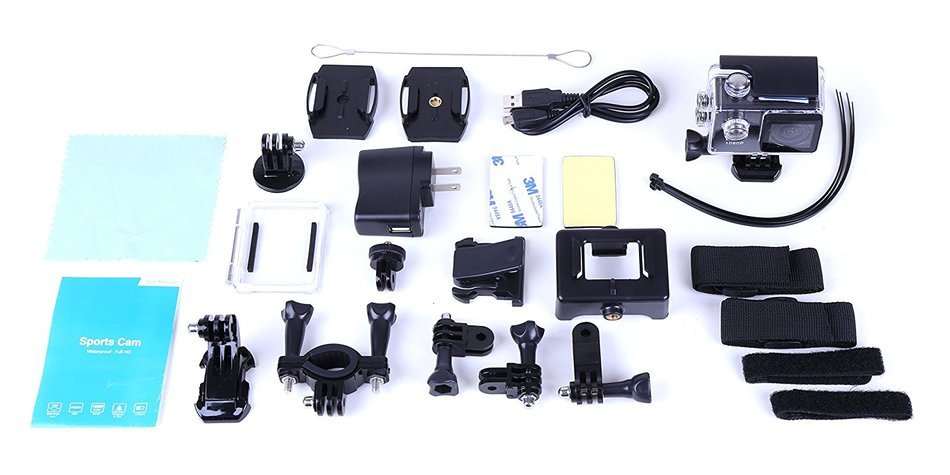 Basicest&reg; BAS2812 Sport DV Black Car Recorder Diving Sports Action Camcorder Wide Angle WiFi N4
