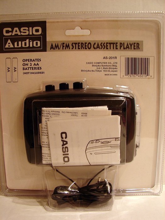 Casio Computer Co., LTD. Casio AS-201R Casio AM/FM Stereo Radio Cassette Player Model AS-201R