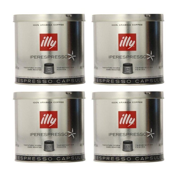 illy iperEspresso Capsules Dark Roasted Coffee, 5-Ounce, 21-Count Capsules N6