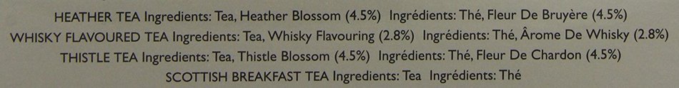 Edinburgh Tea & Coffee Company, The Scottish Collection 4-Flavor Variety Pack, 40-Count Tea Sachets N4