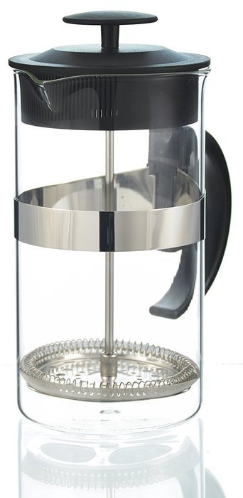 Barista Cafetiere French Press by Kaffe Maestro (Small - 11.8 oz, Black) N17