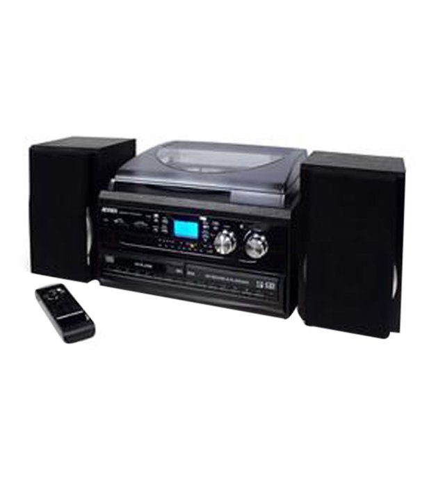 Spectra Merchandising 3-Speed Turntable With 2 Cd Player/