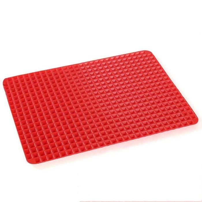 FTXJ Non Stick Fat Reducing Silicone Baking Mat Roaster Oven Tray Sheets N4