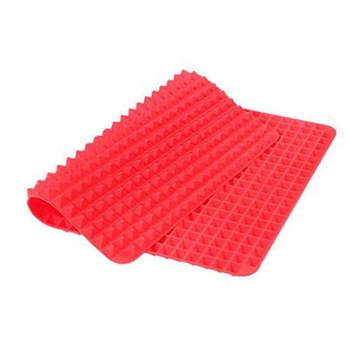 FTXJ Non Stick Fat Reducing Silicone Baking Mat Roaster Oven Tray Sheets N5