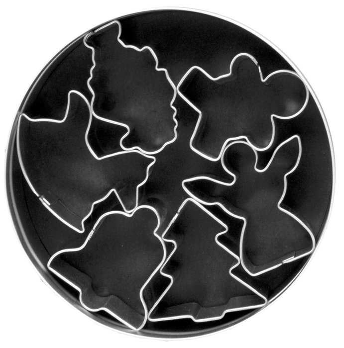 Fox Run Pie Cutters - Christmas - 6 Pieces