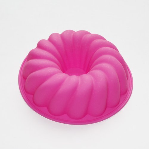 X-Haibei 5 Inch Mini Muffin Fancy Bundt Cupcake Bakeware Silicone Mold