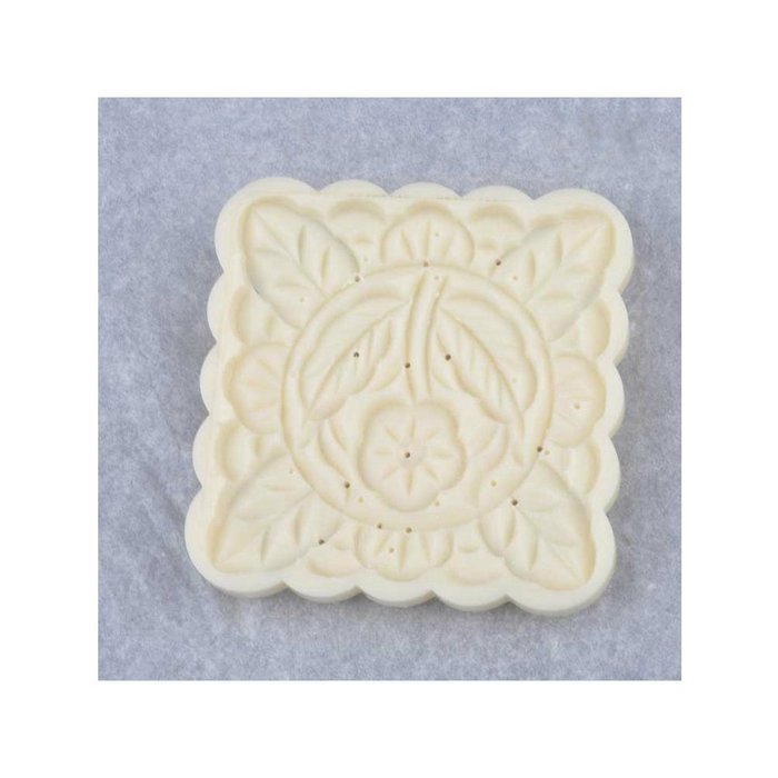 150-180 Grams Square Moon Cake Mold With 3 Pcs Mode Pattern N3