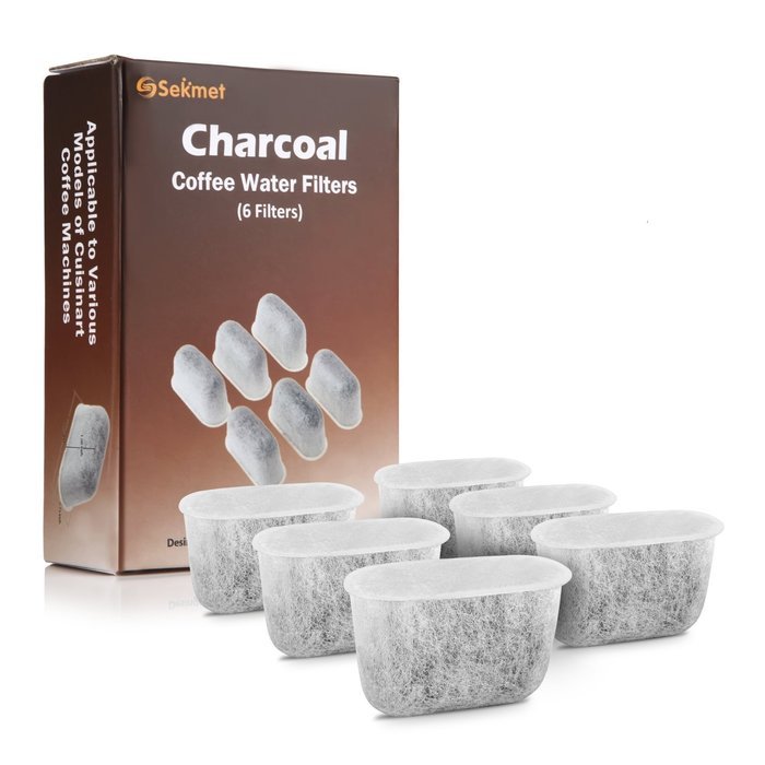 Sekmet Replacement Charcoal Water Filters for Cuisinart Coffee Makers