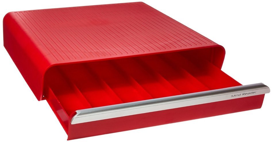 Mind Reader 'Hero' 36 Capacity Single Serve Coffee Pod Storage Drawer, Red N17
