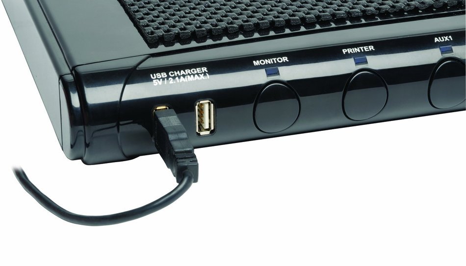 Tripp Lite Isobar 6 Outlet Under-Monitor Surge Protector, Dual USB Charging Ports, 8 ft. Cord, & $100K INSURANCE... N2