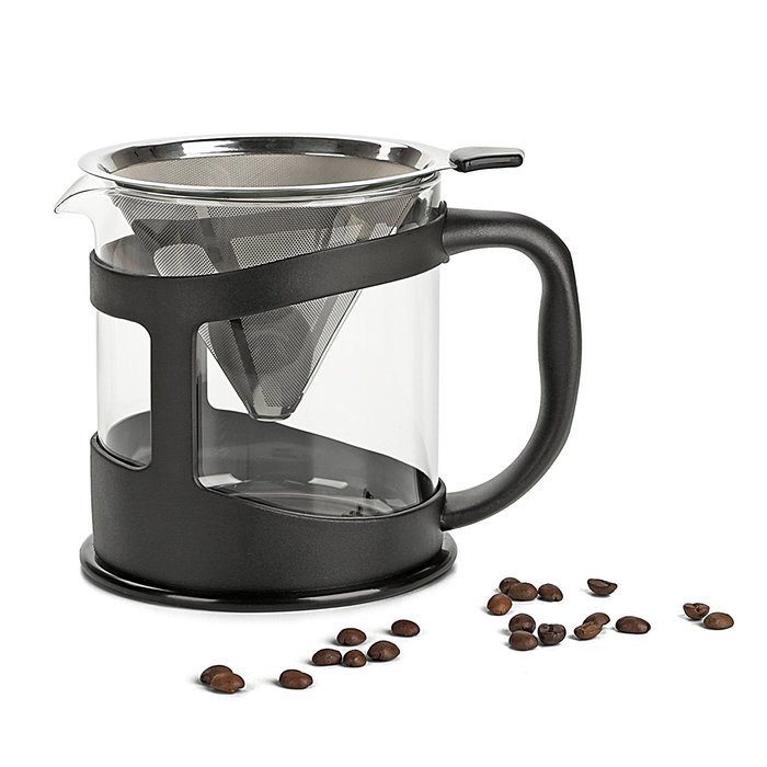 Coffee dripper.Best Pour over coffee makerer Stainless steel 18/8(304) Paperless and reusable coffee dripper stand... N8