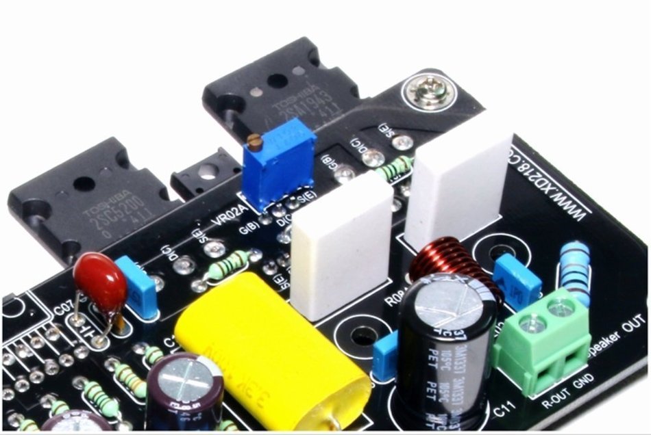 SMO LM4702+2SA1943+2SC5200 Audio power Amplifier AMP Board N2