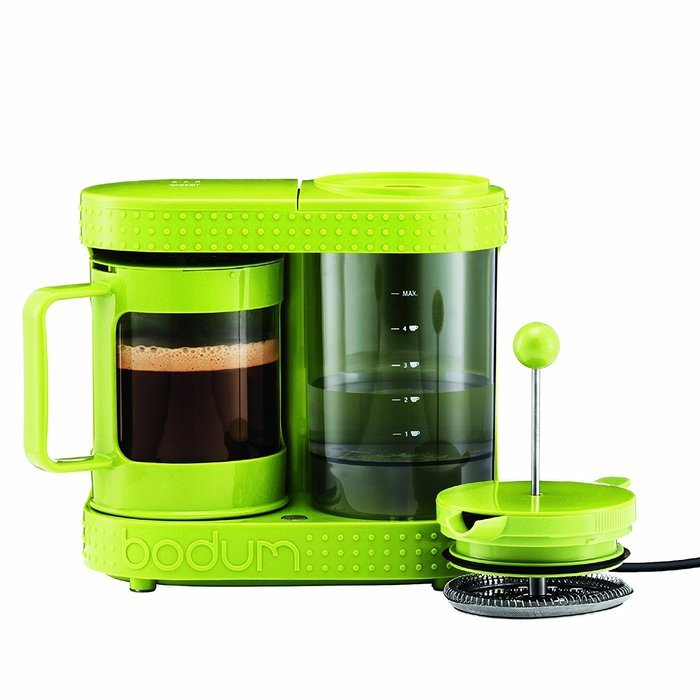Bistro 4-Cup Electric French Press Coffeemaker, 0.5-Liter 17-Ounce, Green N3