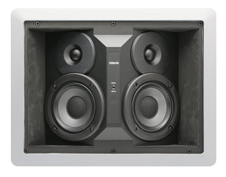 Atlantic Technology IWTS-14SR-P Dipole/Bipole In-Wall Surround Speakers (Pair)