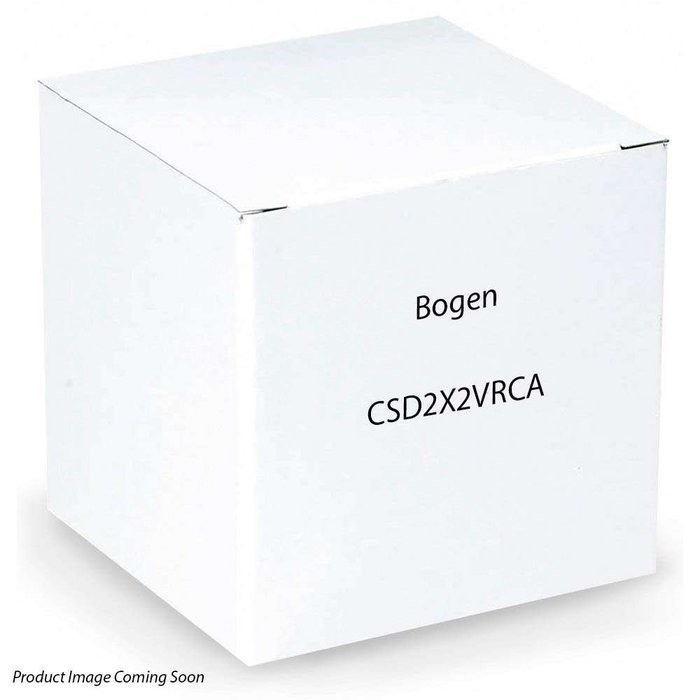 Bogen Drop In Ceiling Speaker with Recessed Volume Control - 2/Carton CSD2X2VRCA