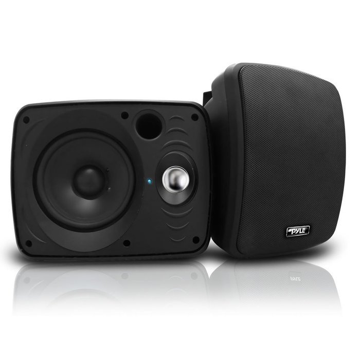 Pyle PDWR64BTB Waterproof and Bluetooth 6.5'' Indoor/Outdoor Speaker System, 800 Watt, Black, Pair N5