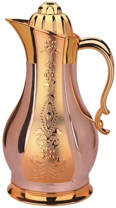 BonNoces Premium 34 Oz Stainless Steel Housing Thermal Coffee Carafe -Beverage Dispenser-Tea Pot with lid-Double... N13