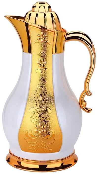 BonNoces Premium 34 Oz Stainless Steel Housing Thermal Coffee Carafe -Beverage Dispenser-Tea Pot with lid-Double... N15