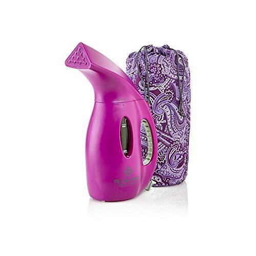 Joy Mangano Supreme Steam 900W Premier My Little Steamer and Paisley Bag - COUNTRY RED